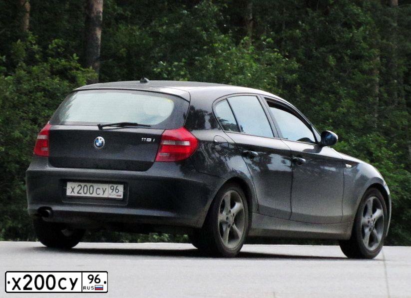 Фото автомобиля BMW SERIE 3, 2007 — госномер В447СЕ196. Цвет: ЧЕРНЫЙ
