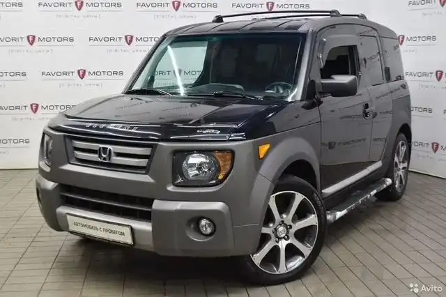 Фото автомобиля HONDA ELEMENT, 2003 — госномер С696ВУ797. Цвет: ЧЕРНЫЙ