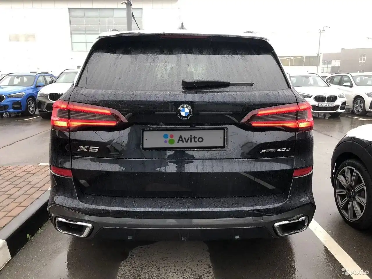 Фото автомобиля BMW X1, 2020 — госномер Н535АА797. Цвет: Белый