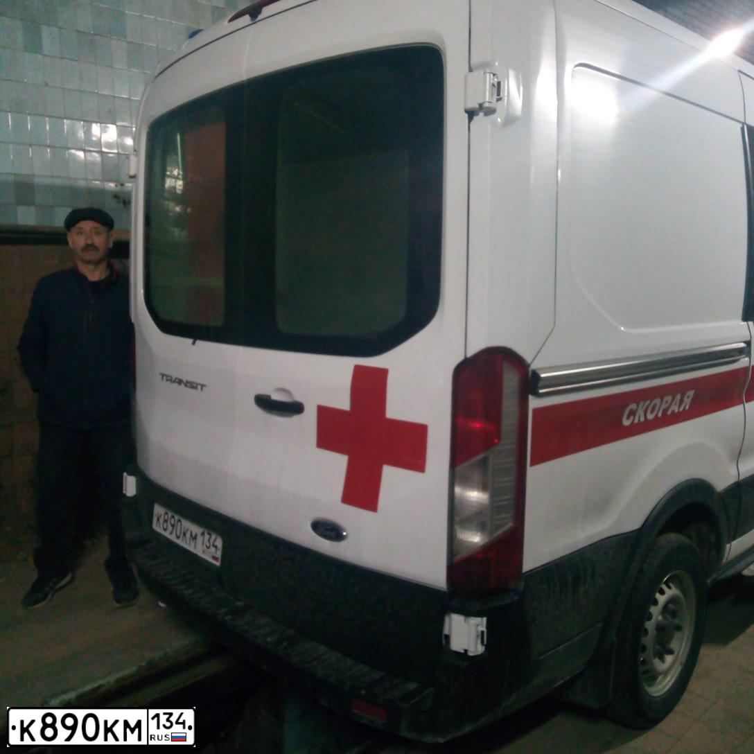 Фото автомобиля FORD TRANSIT, 2020 — госномер К890КМ134. Цвет: ЦВ СХ А1 ПО ГОСТ Р 50574-2019
