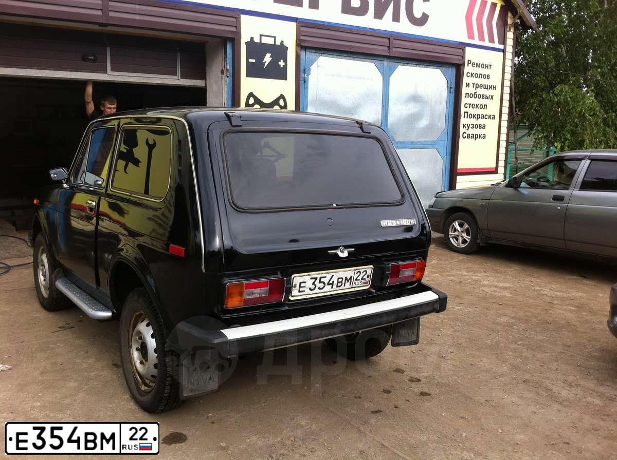 Фото автомобиля LADA 2121 NIVA, 1984 — госномер В354ВМ22. Цвет: ЧЕРНЫЙ МЕТАЛЛИК