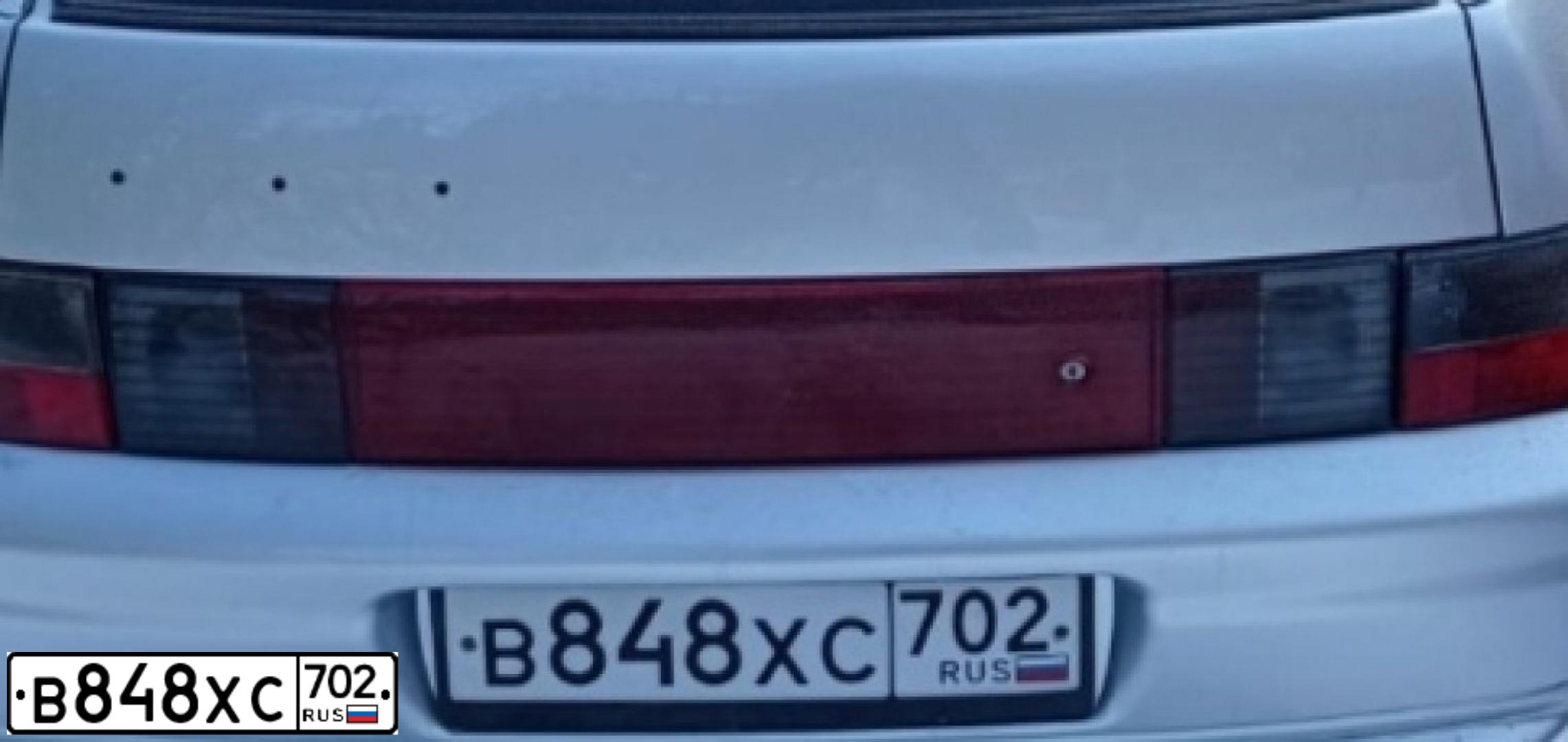 Фото автомобиля LADA 2112 LADA, 2007 — госномер В848ХС702. Цвет: СВЕТЛО-СЕРЫЙ