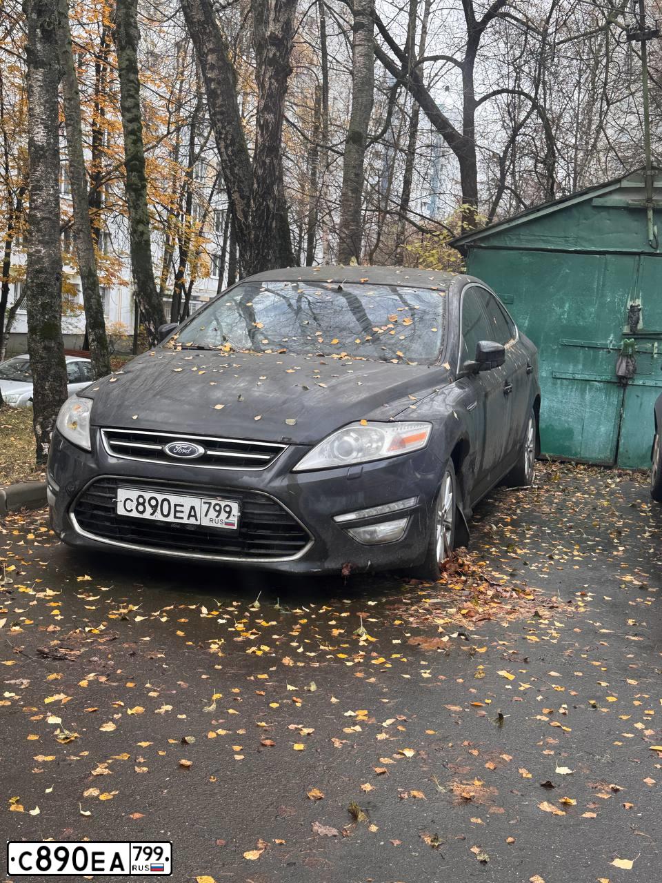 Фото автомобиля FORD MONDEO, 2012 — госномер С890ЕА799. Цвет: ЧЕРНЫЙ