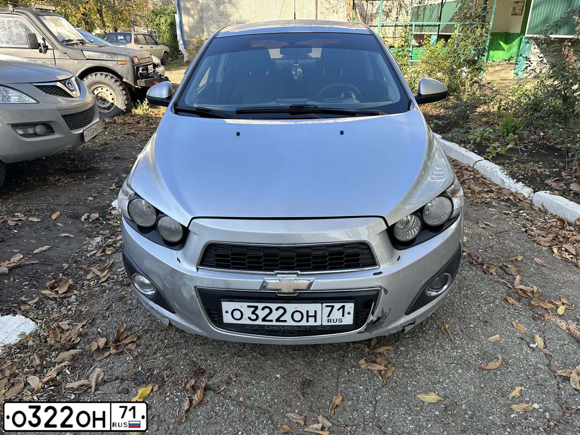 Фото автомобиля CHEVROLET T AVEO, 2014 — госномер О322ОН71. Цвет: СЕРЕБРИСТЫЙ МЕТАЛЛИК
