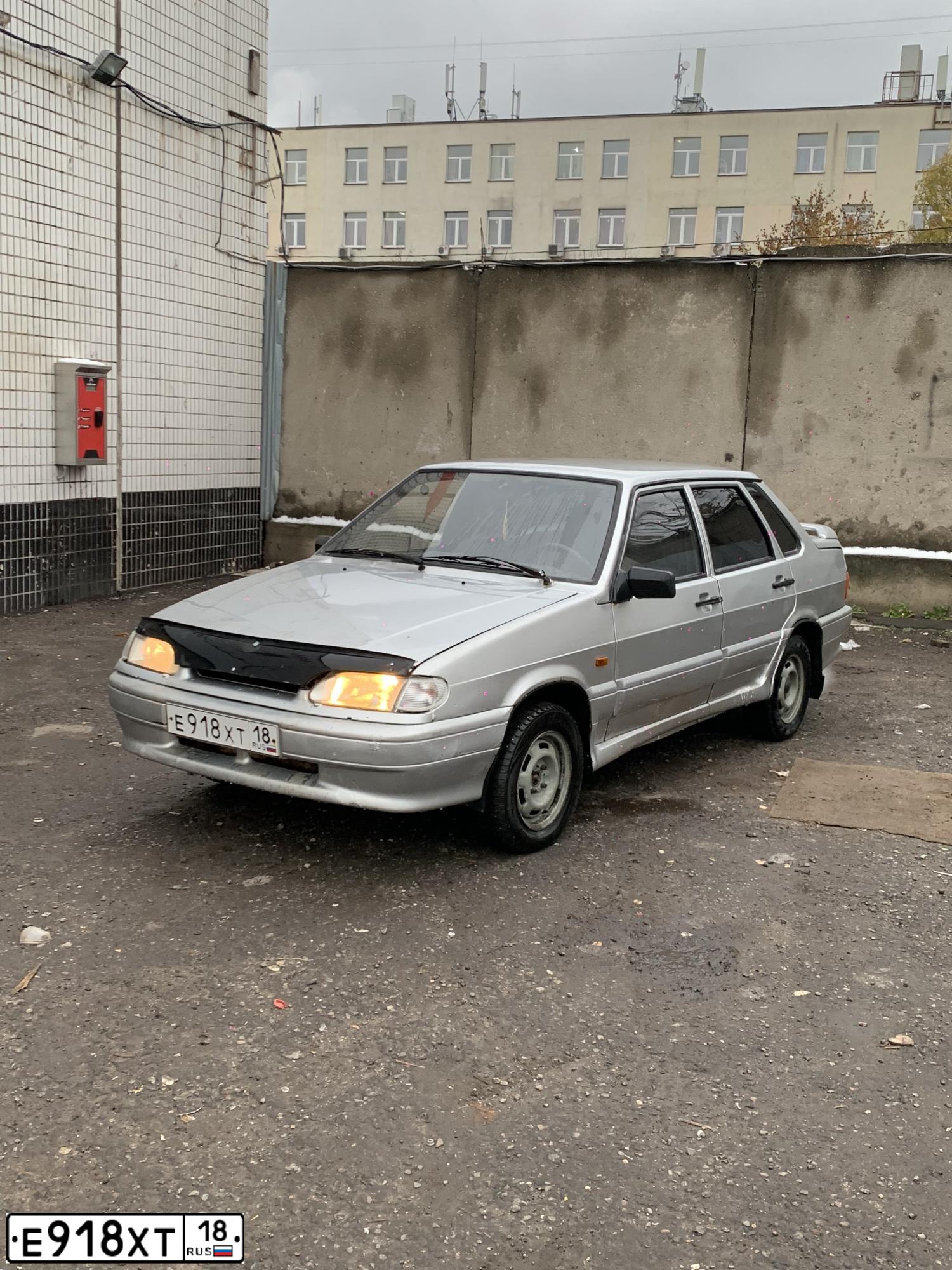 Фото автомобиля ВАЗ 21154 LADA SAMARA, 2007 — госномер Е918ХТ18. Цвет: СВЕТЛО-СЕРЕБРИСТЫЙ МЕТАЛЛ