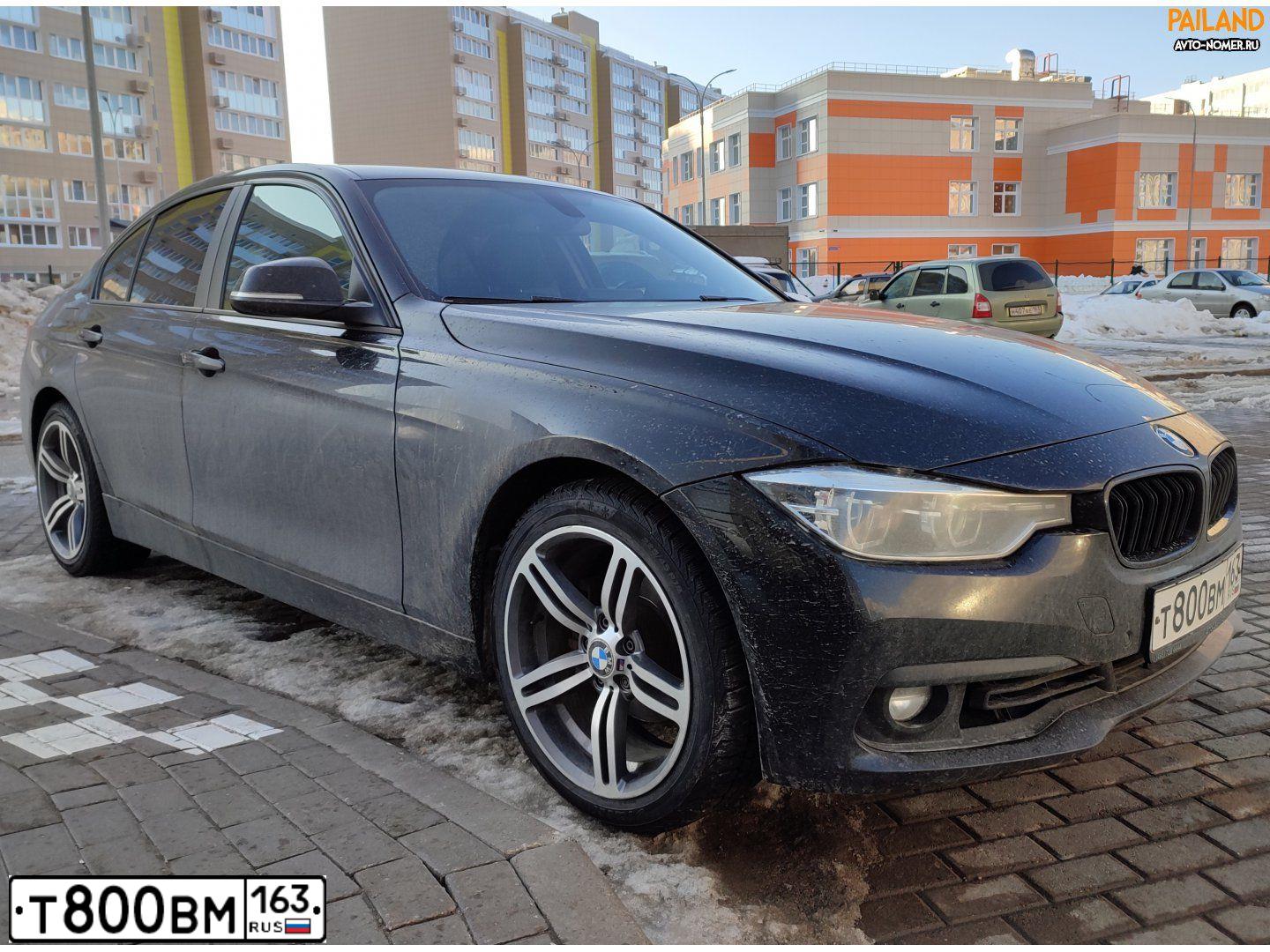 Фото автомобиля BMW SERIE 3, 2017 — госномер У400АЕ799. Цвет: ЧЕРНЫЙ
