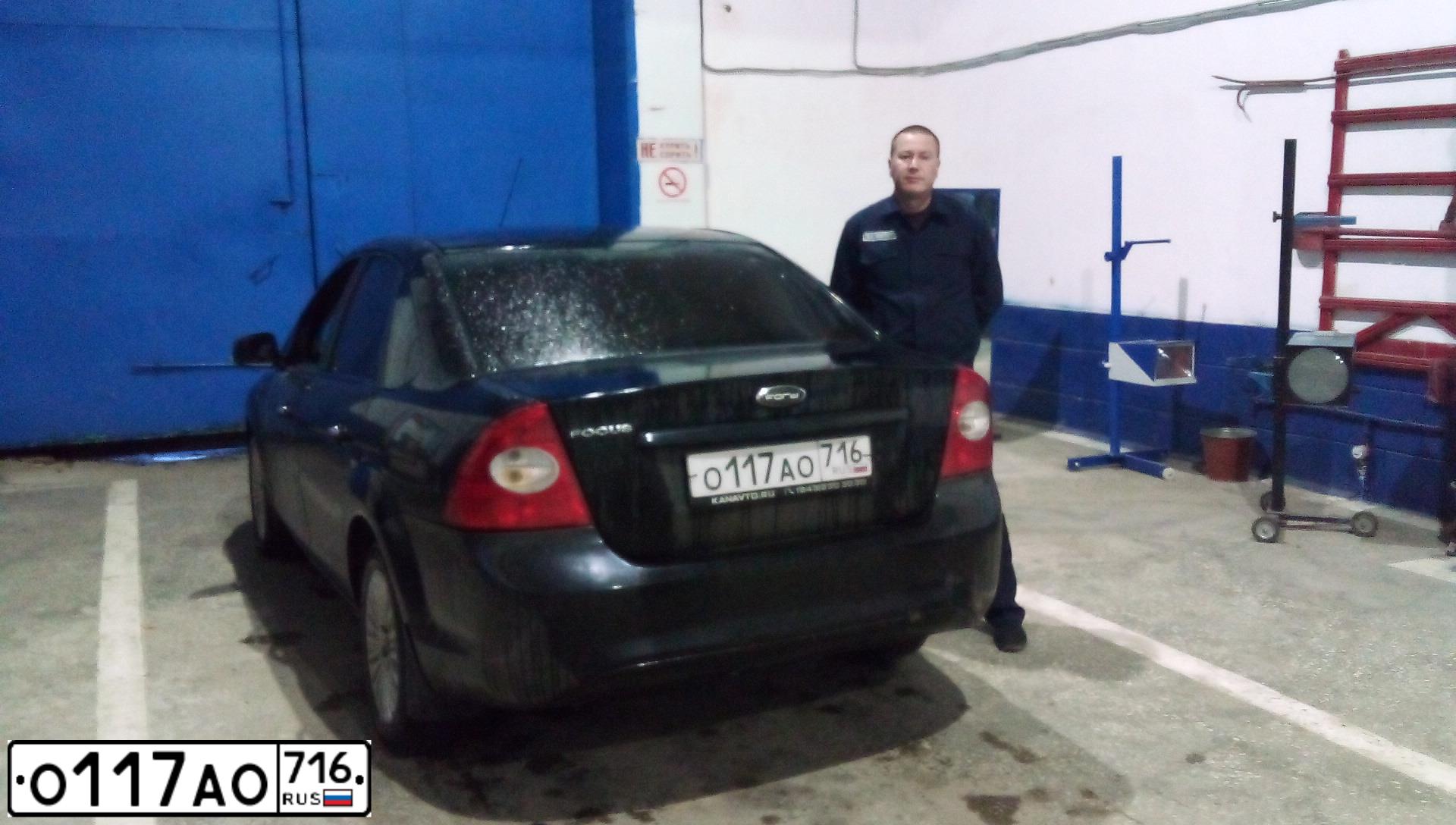 Фото автомобиля FORD FOCUS, 2011 — госномер С675СО716. Цвет: ЧЕРНЫЙ