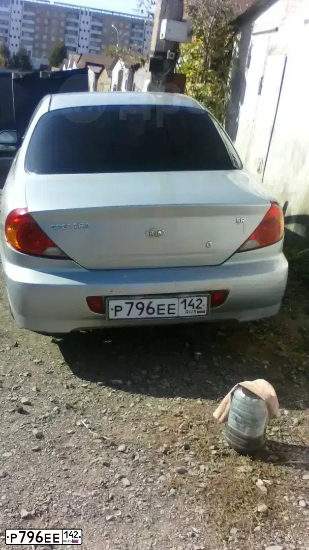 Фото автомобиля КИА FB2272(SPECTRA), 2006 — госномер В775РА142. Цвет: АЛМАЗНОЕ СЕРЕБРО