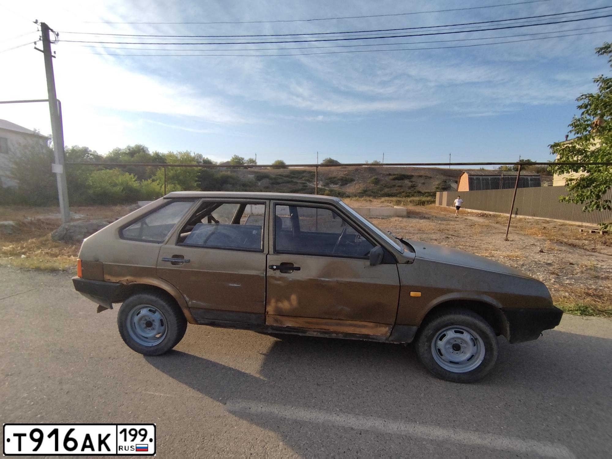Фото автомобиля LADA 2109 SAMARA, 1999 — госномер Н519СН26. Цвет: СЕРЕБРИСТ.КОРИЧ-ЗЕЛЕНЫЙ