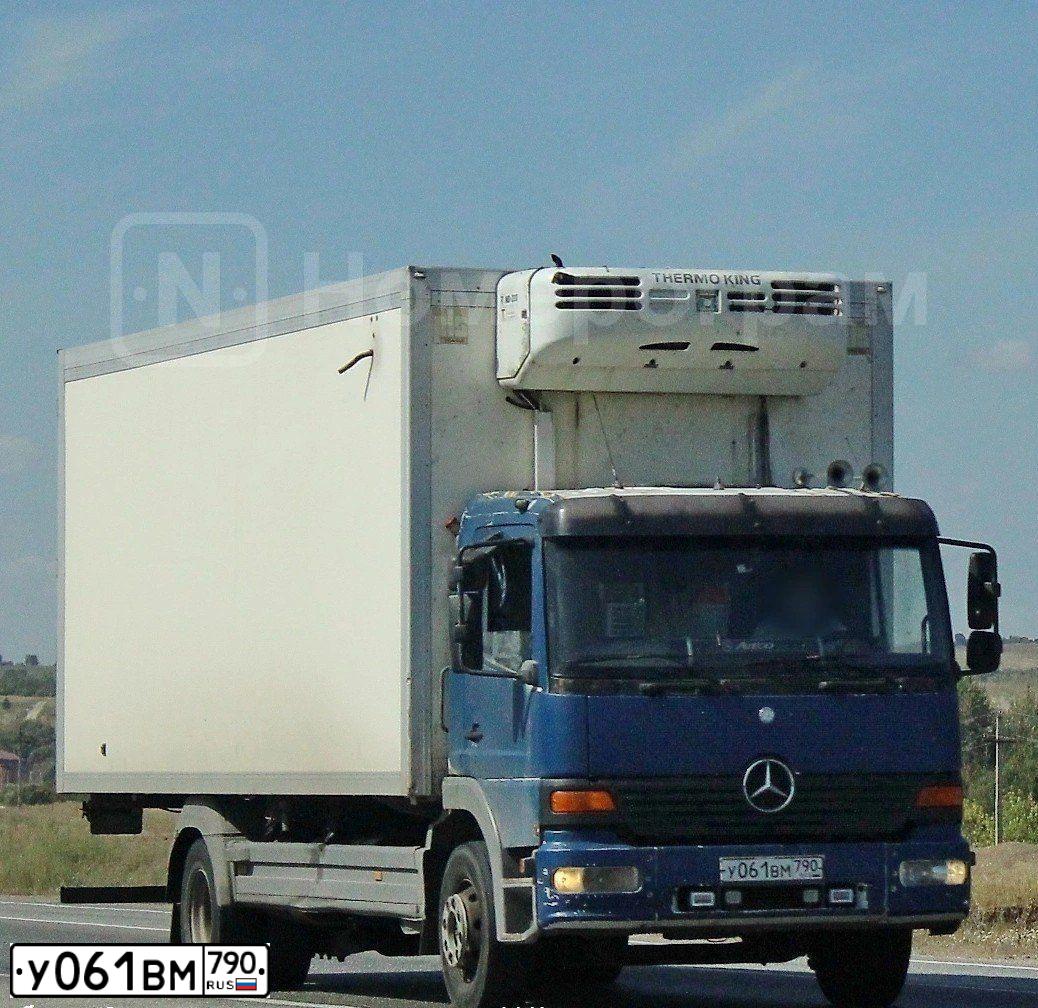 Фото автомобиля MERCEDES ATEGO, 2000 — госномер У061ВМ790. Цвет: синий