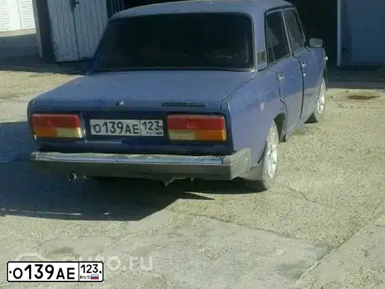 Фото автомобиля LADA 2107, 2005 — госномер О139АЕ123. Цвет: синий