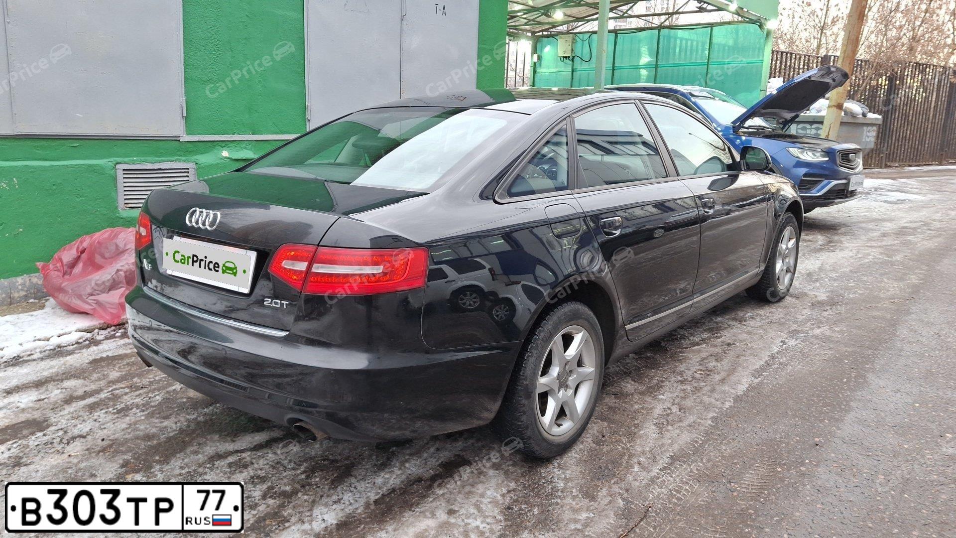 Фото автомобиля AUDI A6, 2009 — госномер У415ЕУ550. Цвет: ЧЕРНЫЙ