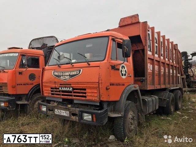 Фото автомобиля KAMAZ 65115 /6X4/, 2010 — госномер А763ТТ152. Цвет: ОРАНЖЕВЫЙ