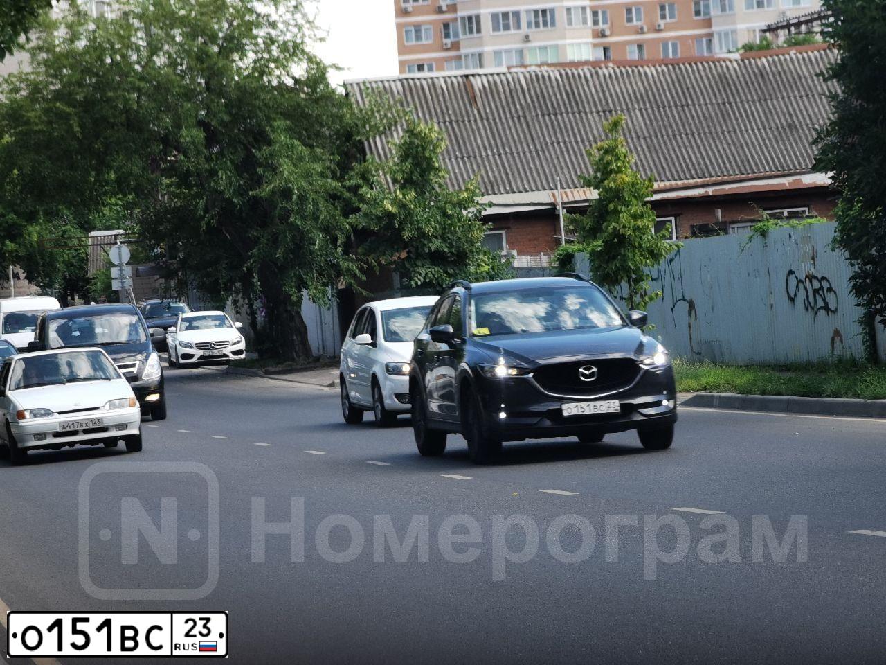 Фото автомобиля MAZDA CX-5, 2012 — госномер Н319КВ07. Цвет: ЧЕРНЫЙ