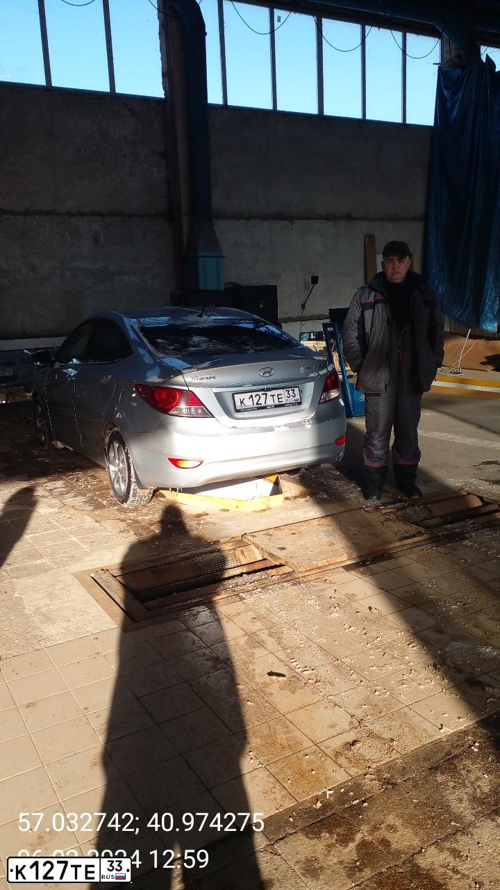 Фото автомобиля HYUNDAI SOLARIS, 2012 — госномер Х315НА37