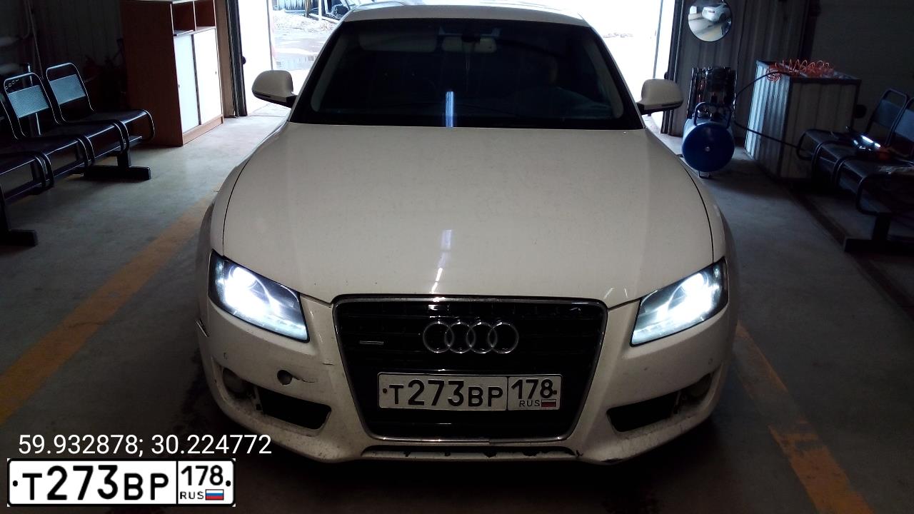 Фото автомобиля AUDI A5, 2008 — госномер К880УМ33