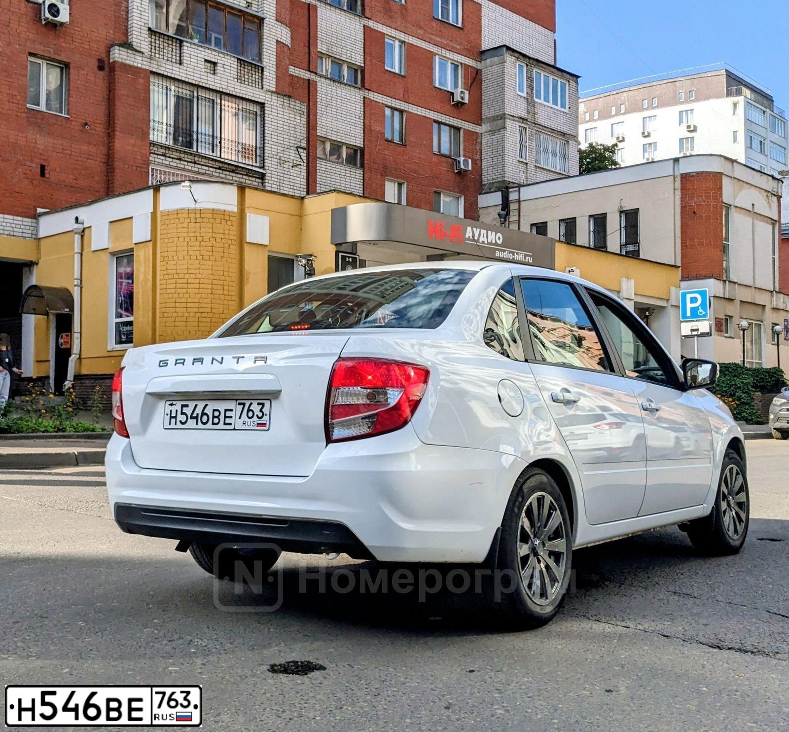 Фото автомобиля ВАЗ GRANTA, 2024 — госномер Н546ВЕ763
