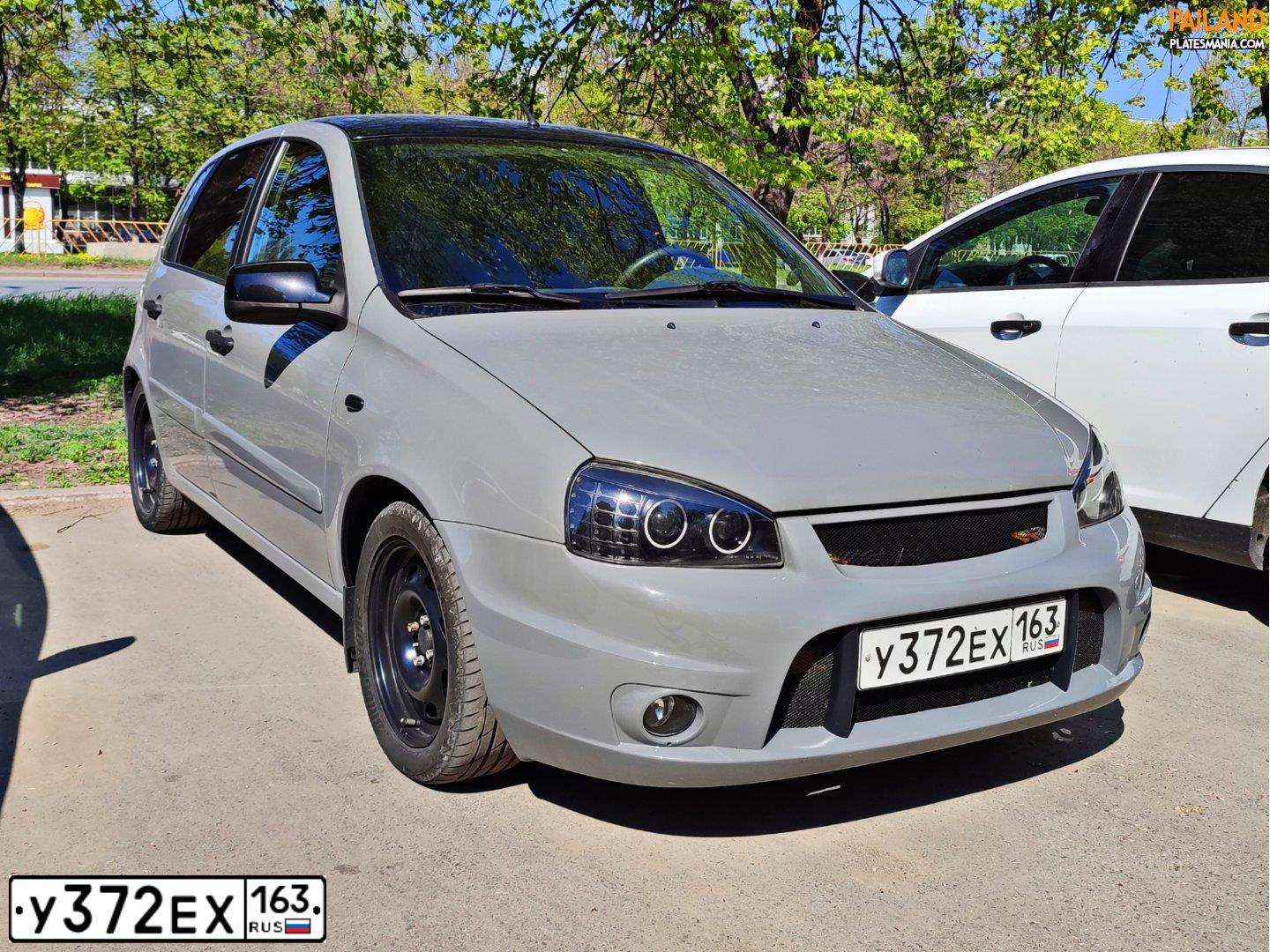 Фото автомобиля LADA 1119 KALINA, 2011 — госномер У372ЕХ163. Цвет: СЕРЕБРИСТЫЙ