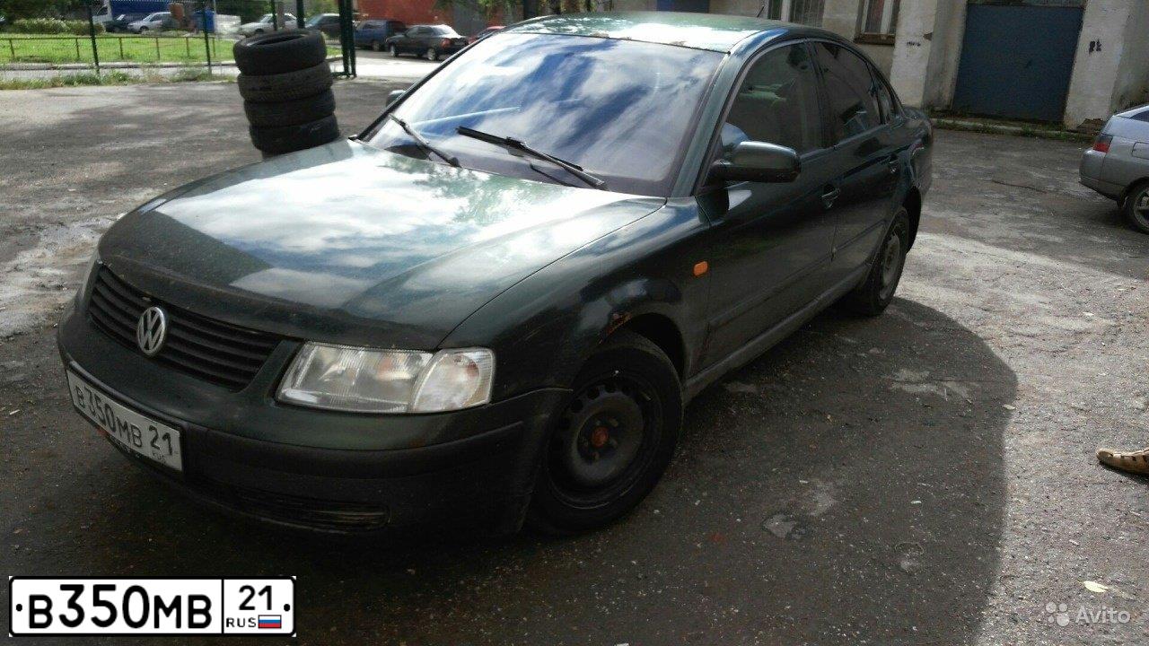 Фото автомобиля VOLKSWAGEN PASSAT, 1998 — госномер К013РС39. Цвет: ЗЕЛЕНЫЙ