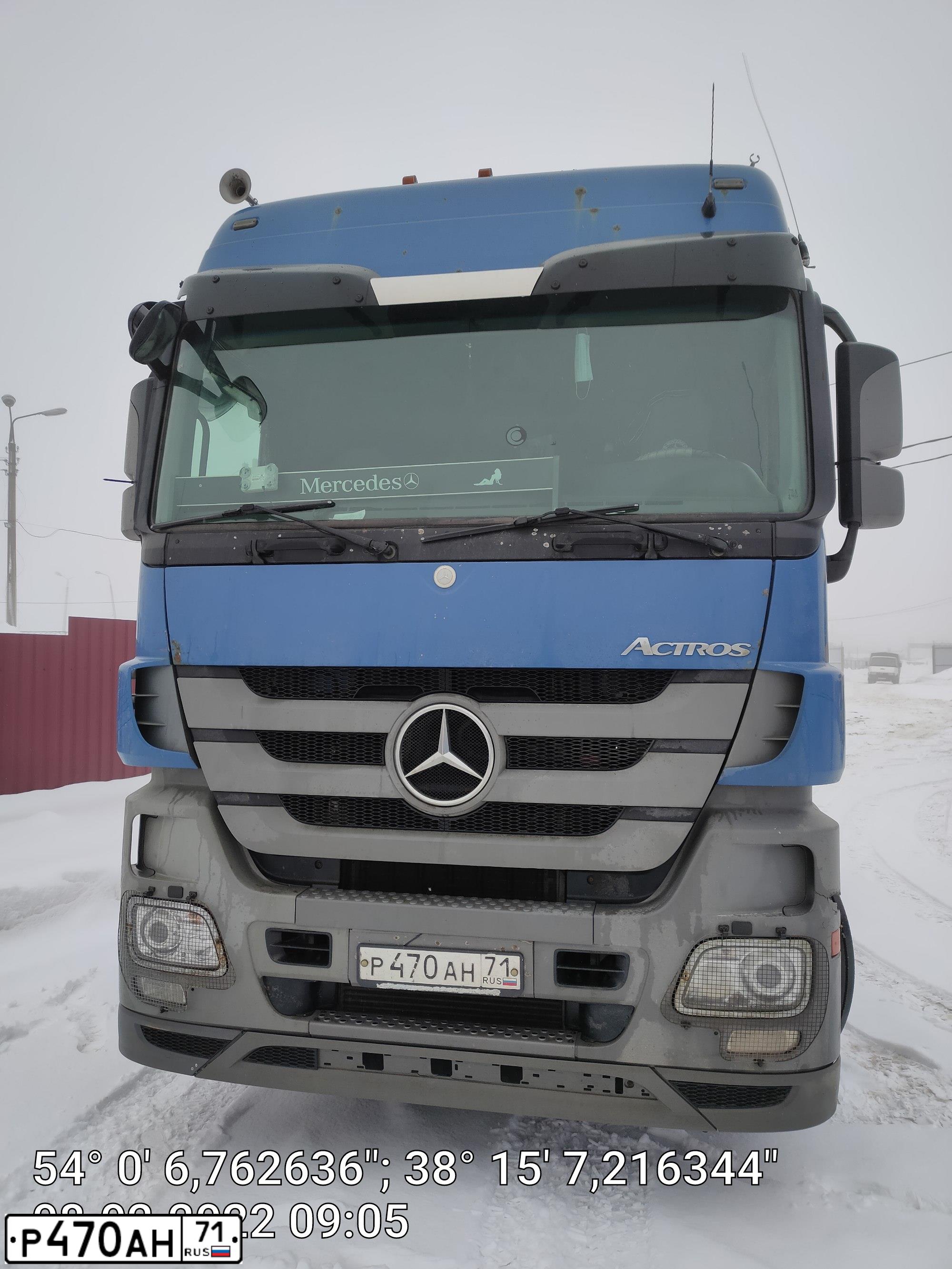 Фото автомобиля SCANIA SERIE G /4X2/, 2013 — госномер Р470АН71. Цвет: БЕЛЫЙ