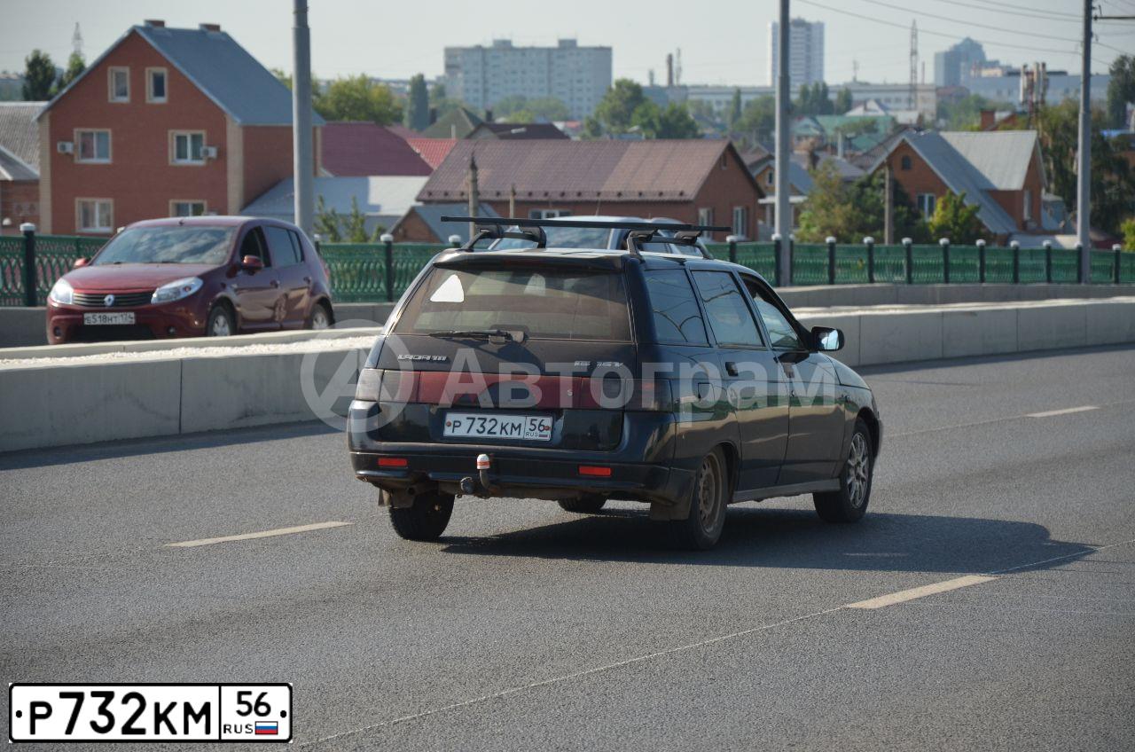 Фото автомобиля LADA 2111, 2008 — госномер Р732КМ56. Цвет: СИНЕ-ЧЕРНЫЙ