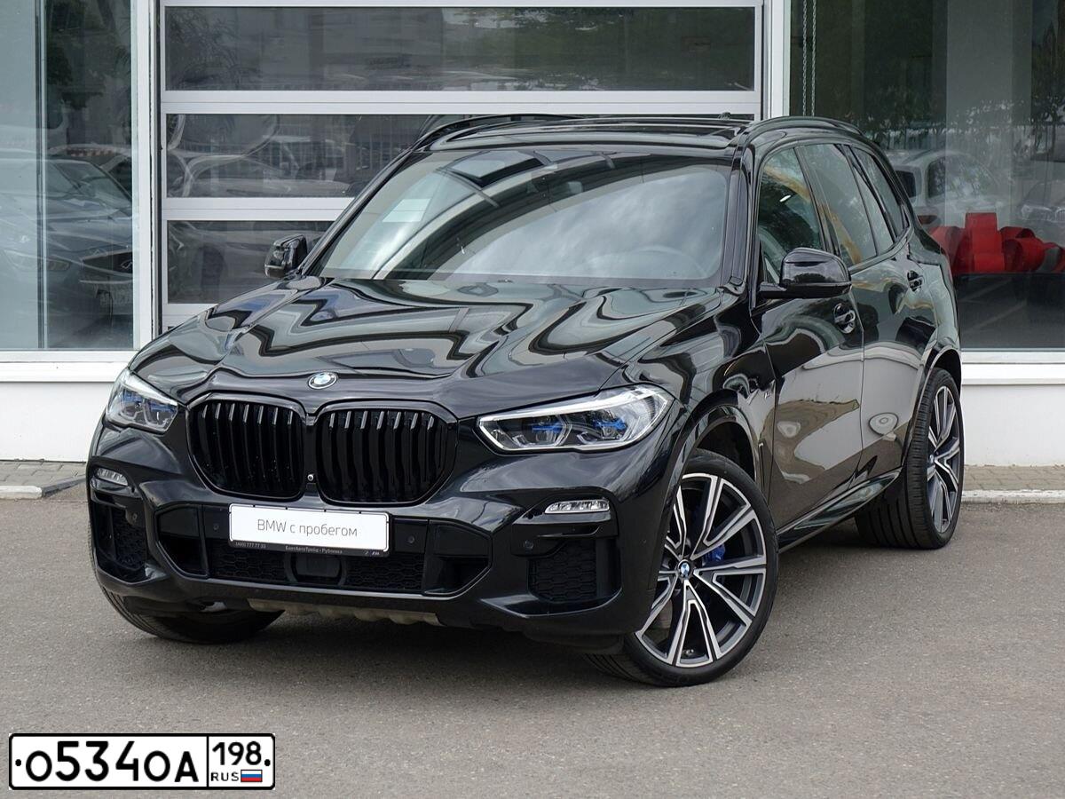 Фото автомобиля BMW X5, 2020 — госномер О534ОА198. Цвет: ЧЕРНЫЙ