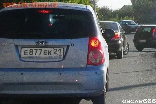 Фото автомобиля NISSAN ALMERA, 2007 — госномер Р816МХ790. Цвет: синий
