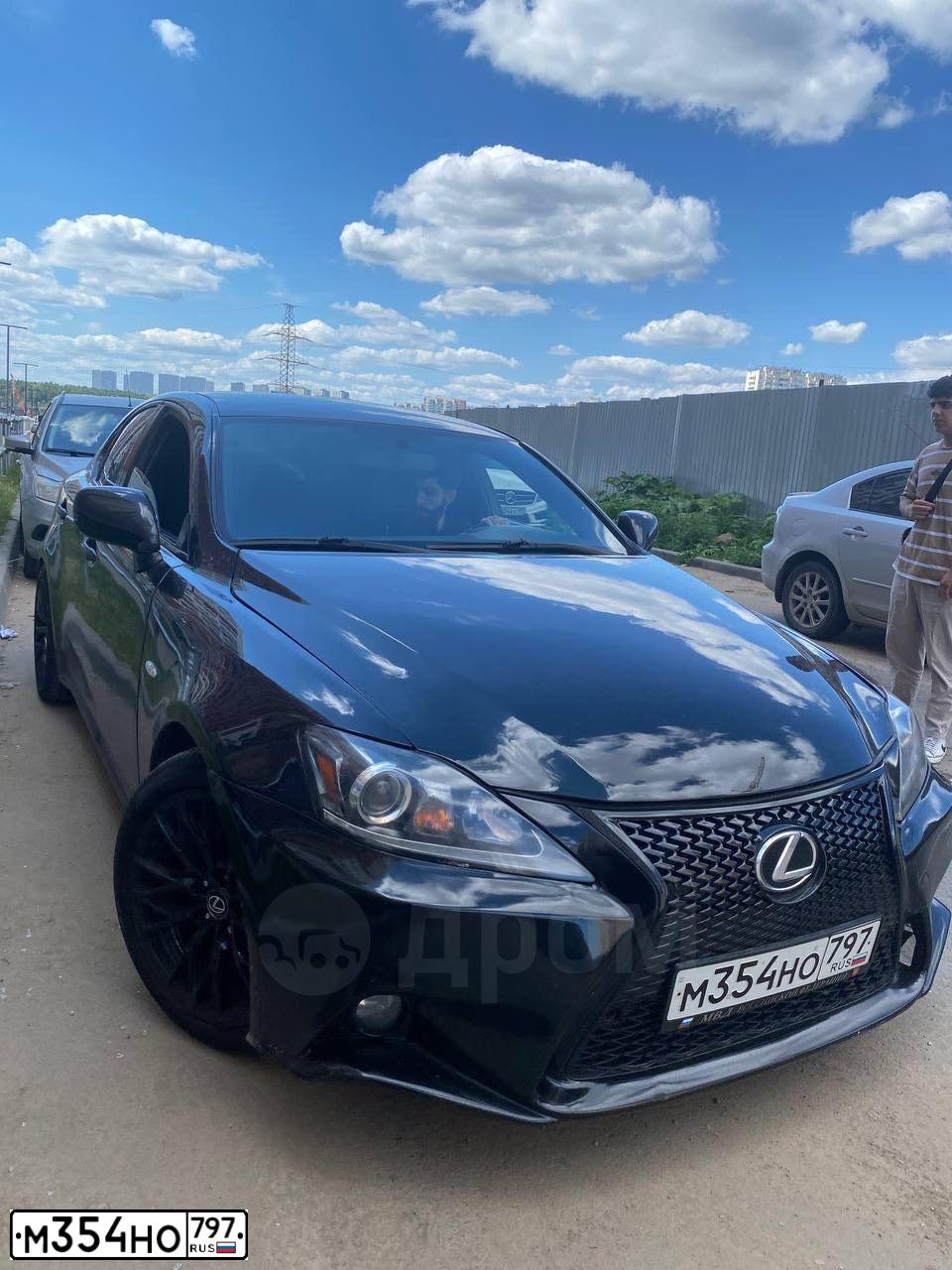 Фото автомобиля LEXUS IS, 2008 — госномер М354НО797. Цвет: ЧЕРНЫЙ