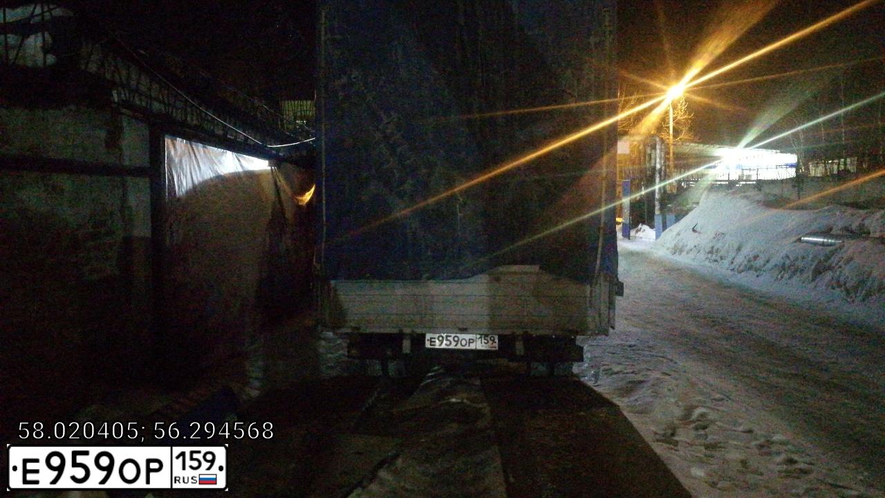 Фото автомобиля GAZ 3302, 2011 — госномер О129РА159. Цвет: синий