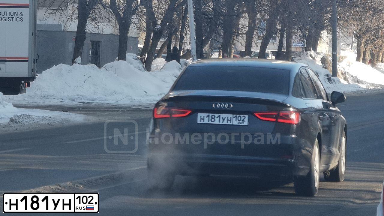 Фото автомобиля AUDI A3, 2014 — госномер Р780ТА102. Цвет: ЧЕРНЫЙ