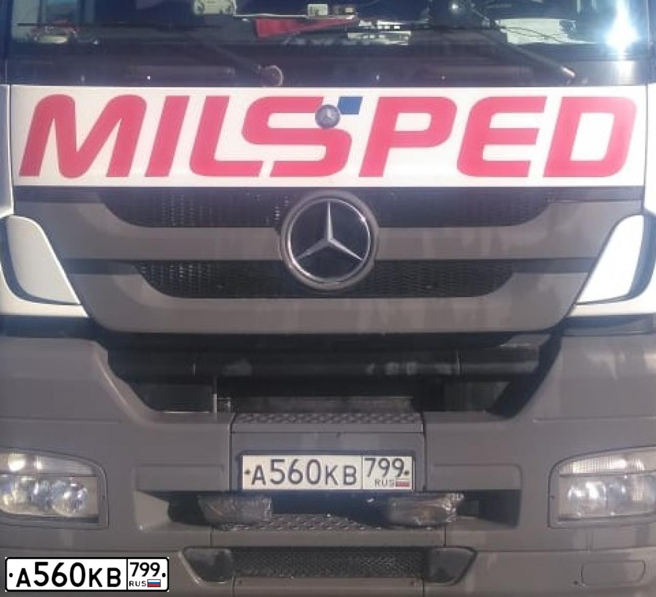 Фото автомобиля MERCEDES AXOR, 2018 — госномер А560КВ799. Цвет: БЕЛЫЙ