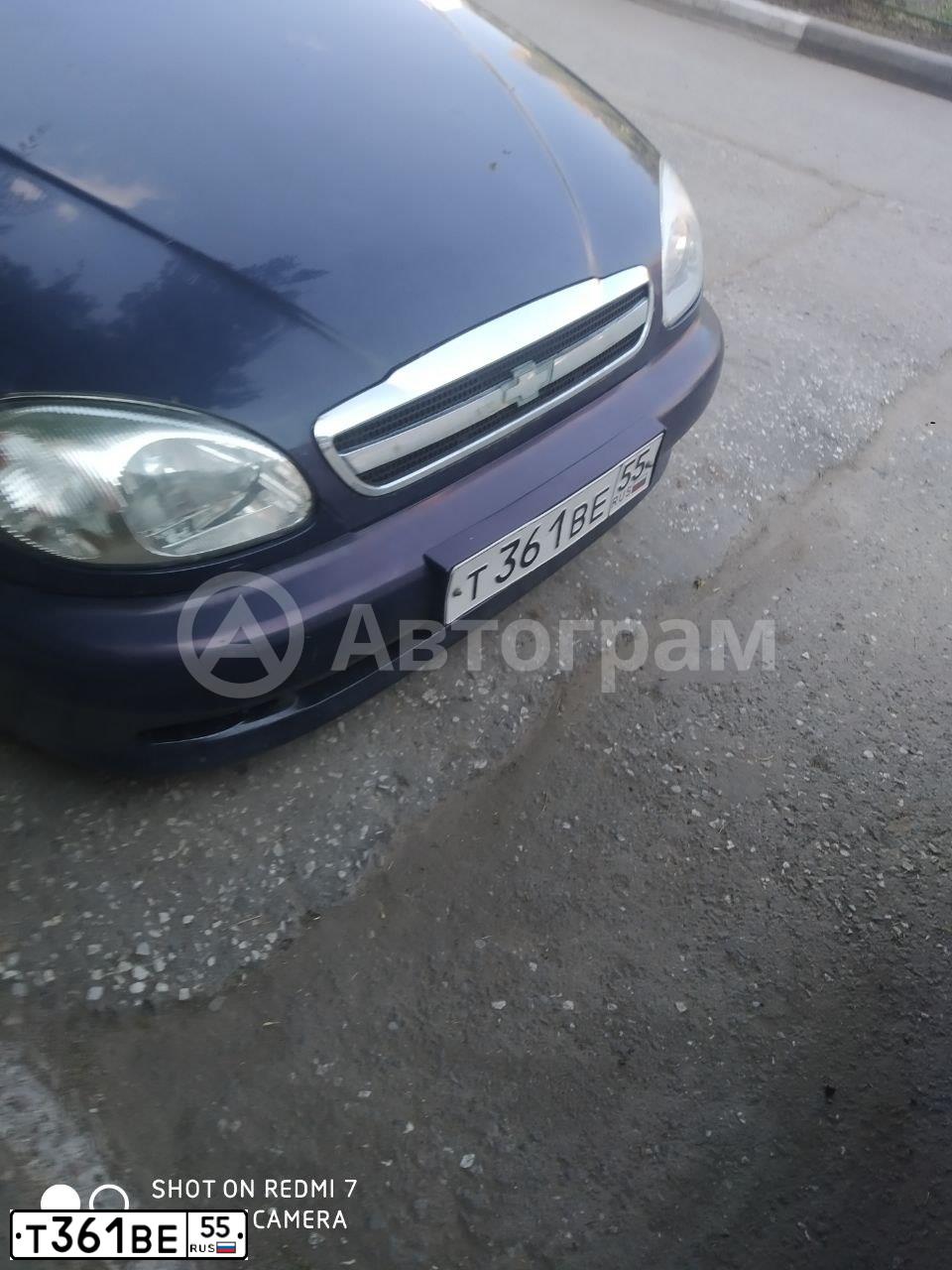 Фото автомобиля ZAZ LANOS, 2006 — госномер Т361ВЕ55. Цвет: ТЕМНО СИНИЙ