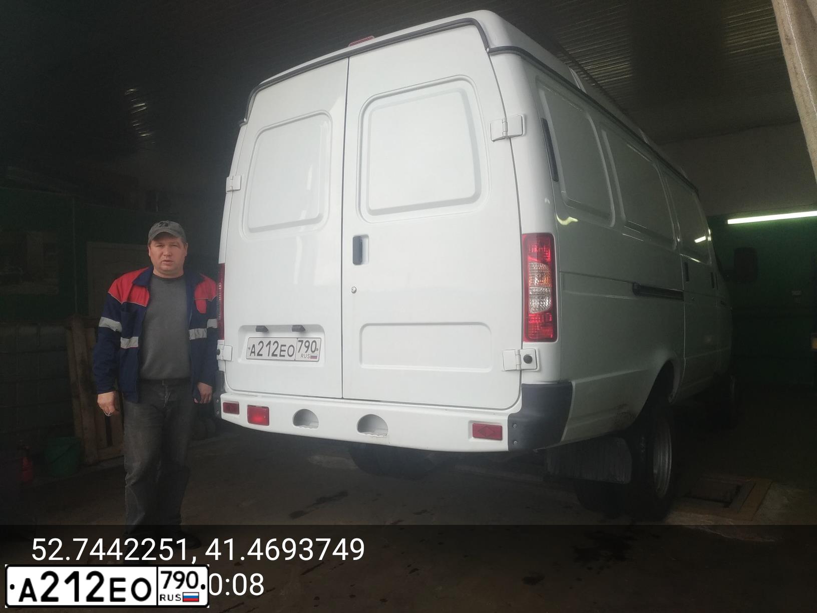 Фото автомобиля GAZ 2705 GAZEL, 2019 — госномер А212ЕО790. Цвет: Белый