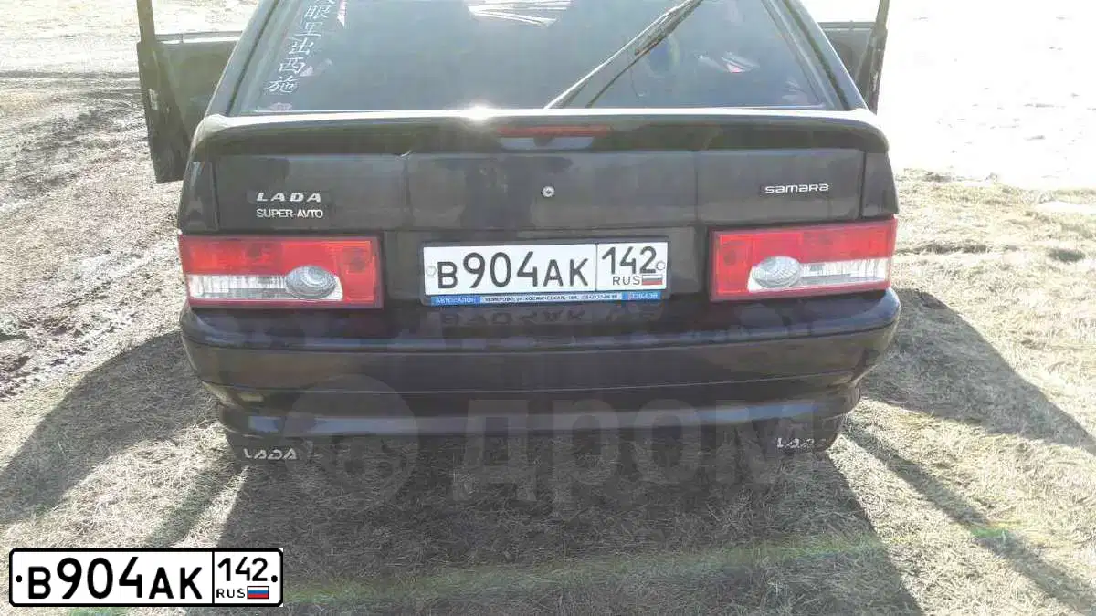 Фото автомобиля LADA 2114 SAMARA, 2011 — госномер В904АК142. Цвет: Сине-Черный