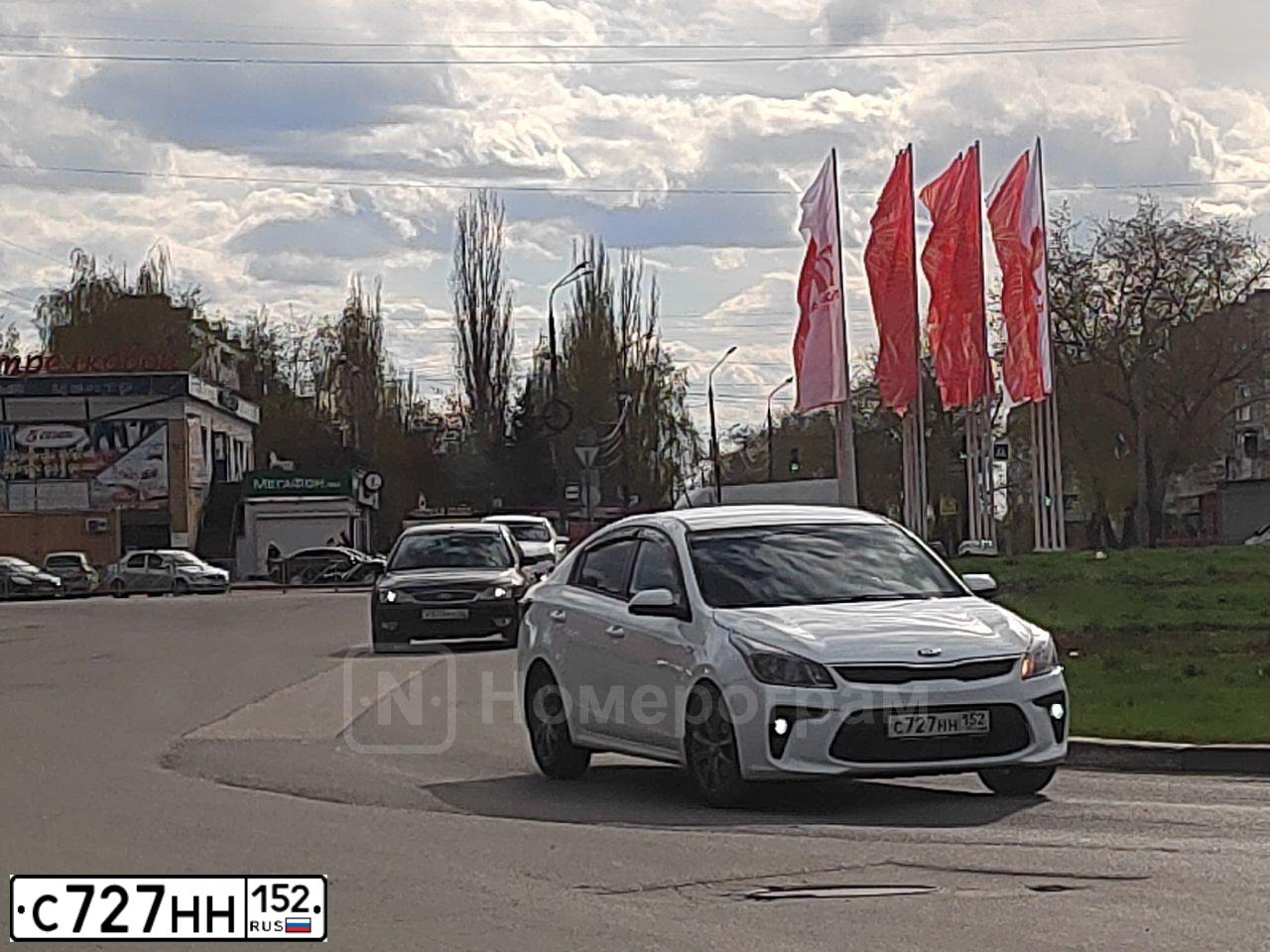 Фото автомобиля KIA RIO, 2019 — госномер У565ОА152