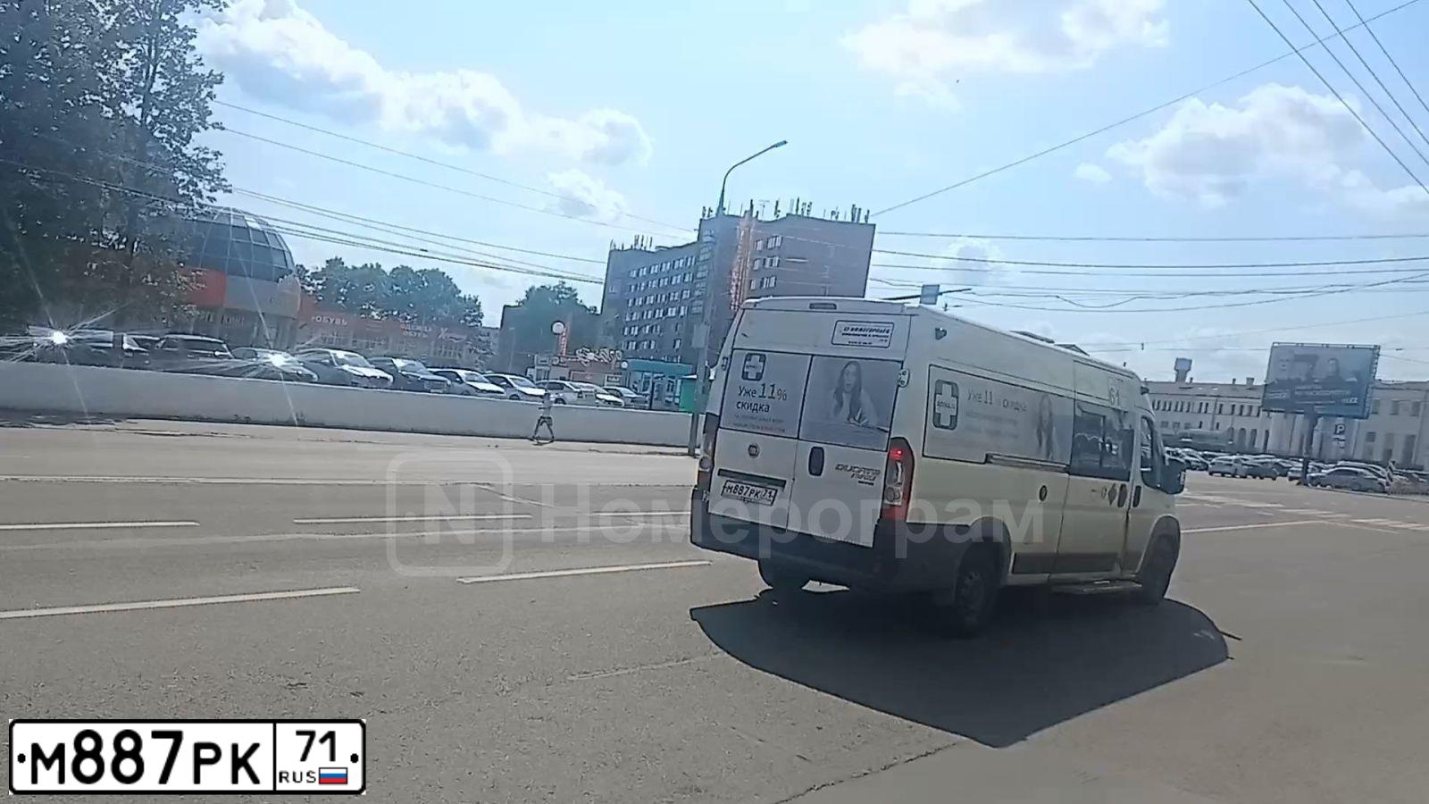 Фото автомобиля FIAT DUCATO, 2012 — госномер М887РК71. Цвет: Белый