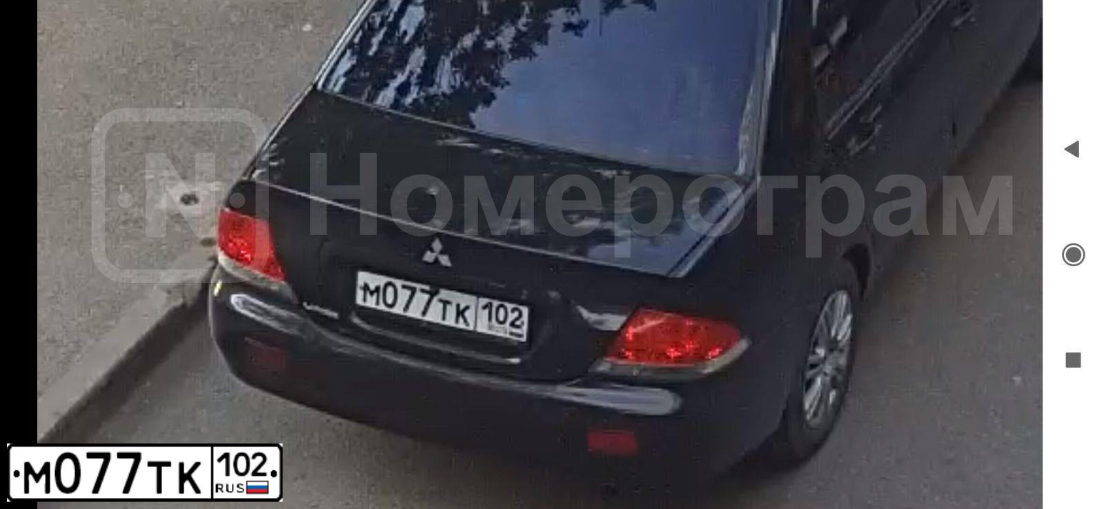 Фото автомобиля MAZDA 3, 2007 — госномер М077ТК102. Цвет: ЧЕРНЫЙ