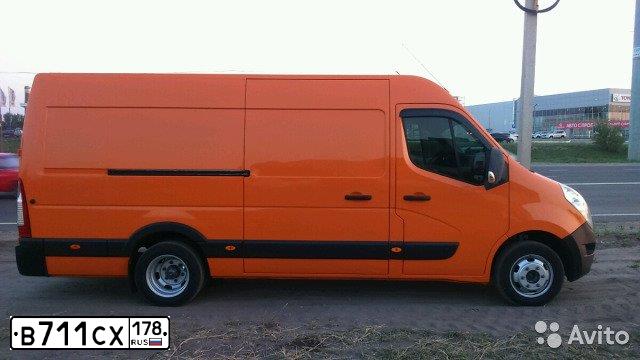 Фото автомобиля RENAULT MASTER, 2013 — госномер Н712ОК32. Цвет: ОРАНЖЕВЫЙ