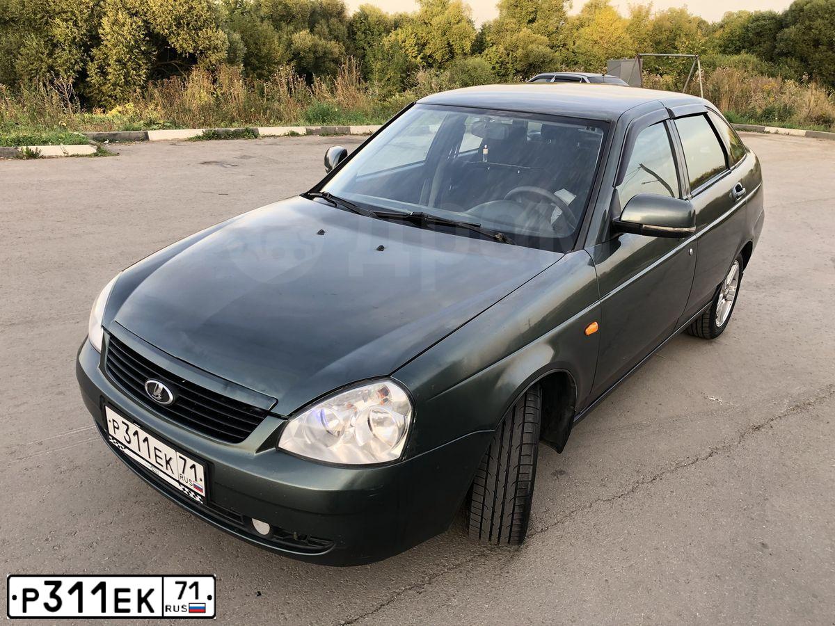 Фото автомобиля LADA 2172 PRIORA, 2008 — госномер Р311ЕК71. Цвет: Серо-сине-зеленый