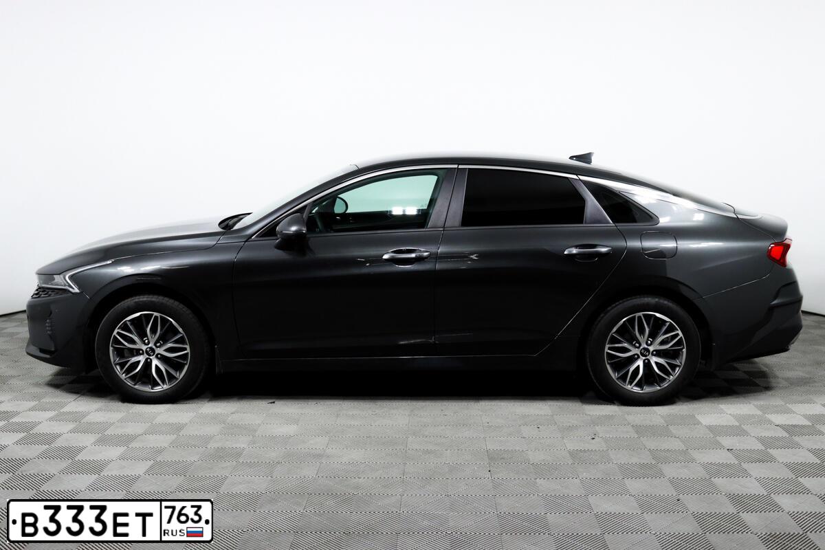 Фото автомобиля KIA K5, 2020 — госномер В333ЕТ763. Цвет: СЕРЫЙ