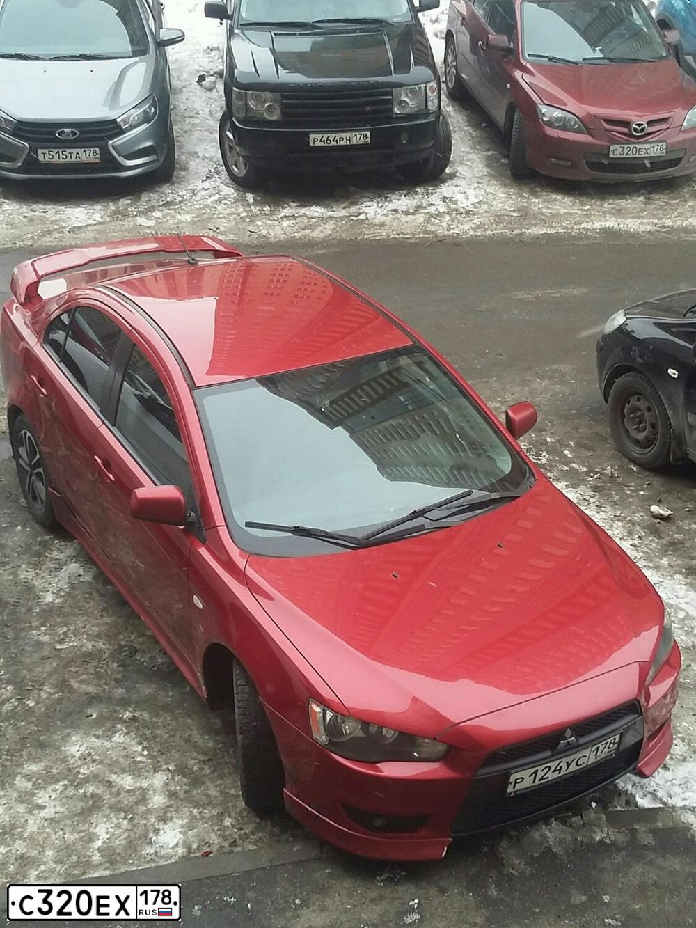 Фото автомобиля MAZDA 3, 2008 — госномер К701ОК198. Цвет: Красный