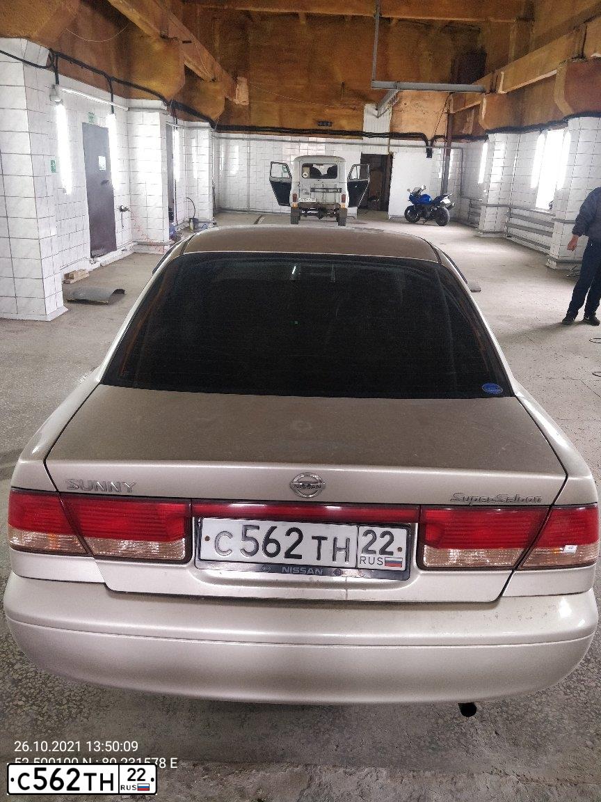 Фото автомобиля НИССАН САННИ, 2002 — госномер С562ТН22