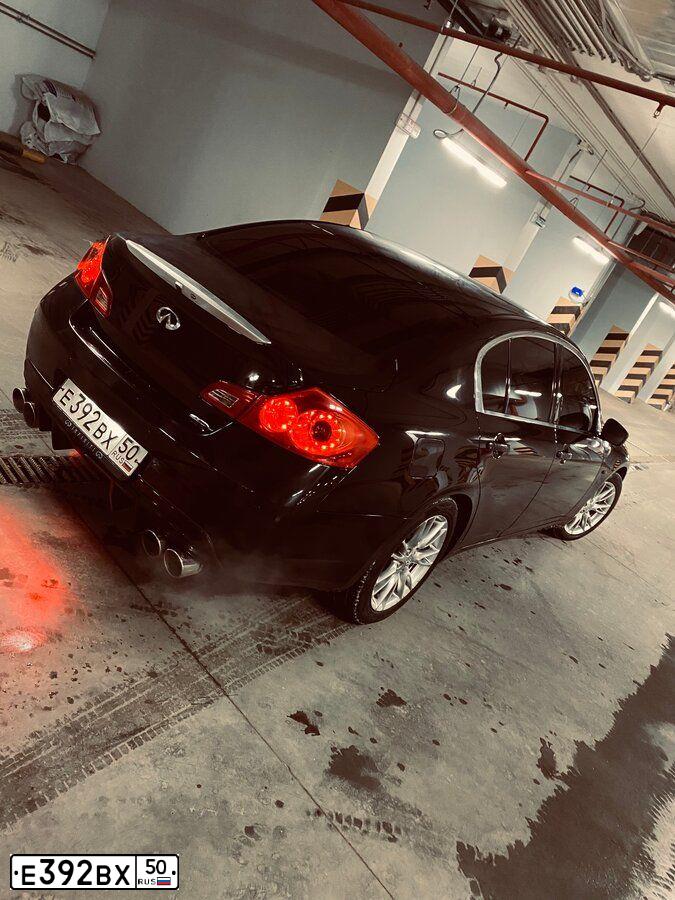 Фото автомобиля INFINITI G, 2010 — госномер Н767ОО126. Цвет: ЧЕРНЫЙ