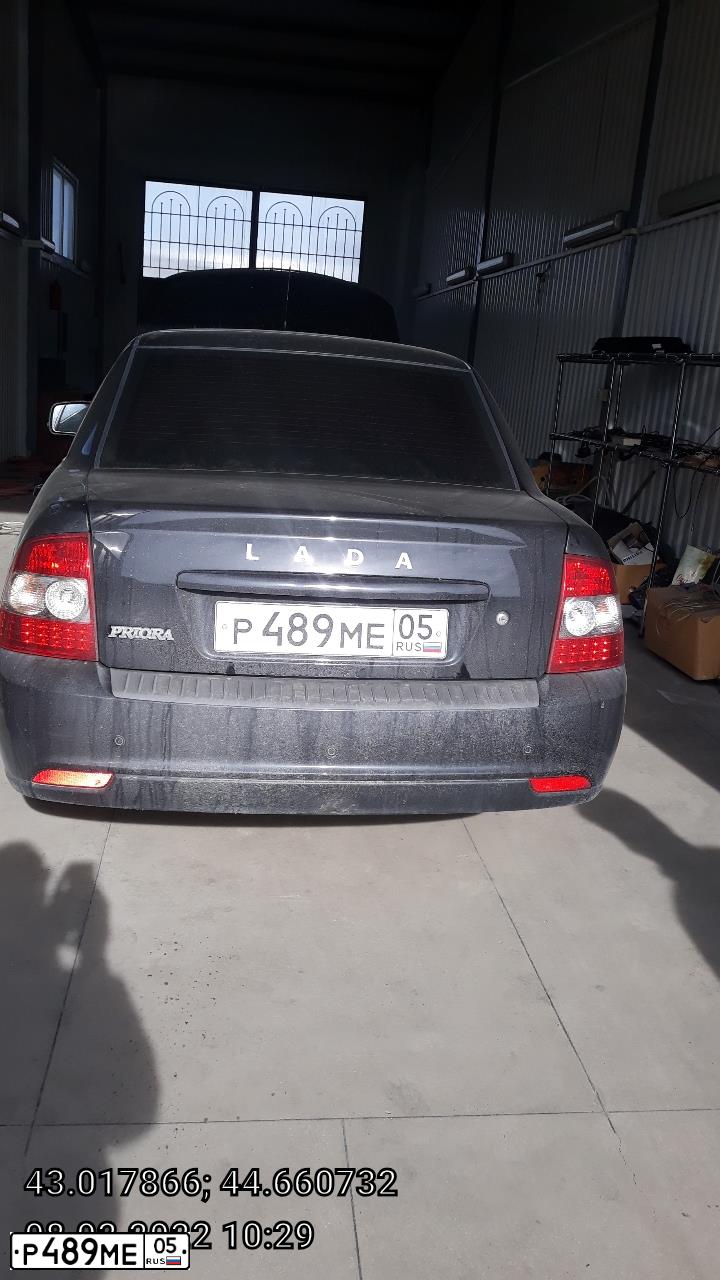 Фото автомобиля LADA 2170 PRIORA, 2015 — госномер С333СМ33. Цвет: ЧЕРНЫЙ
