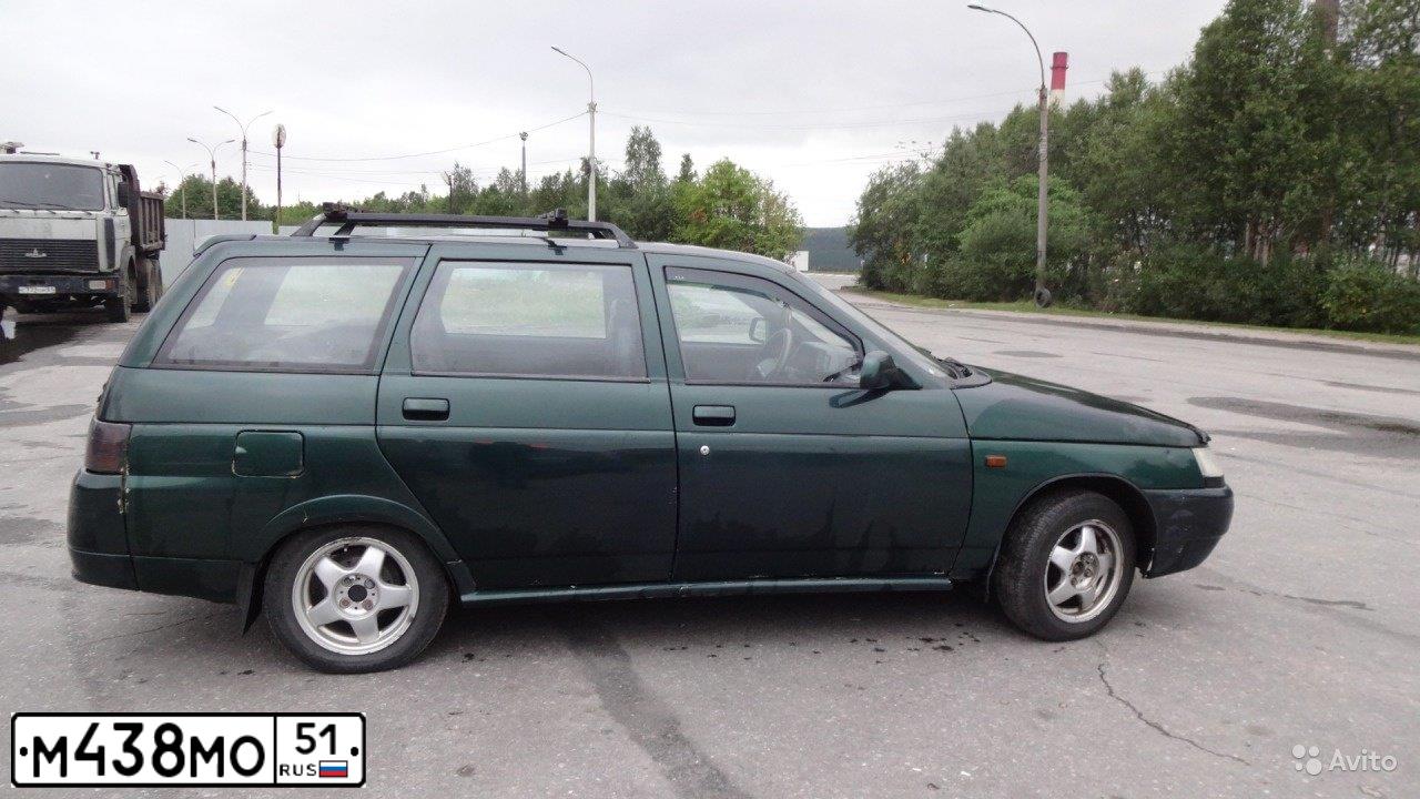 Фото автомобиля LADA 2111, 2003 — госномер М438МО51. Цвет: ТЕМНО-ЗЕЛЕНЫЙ