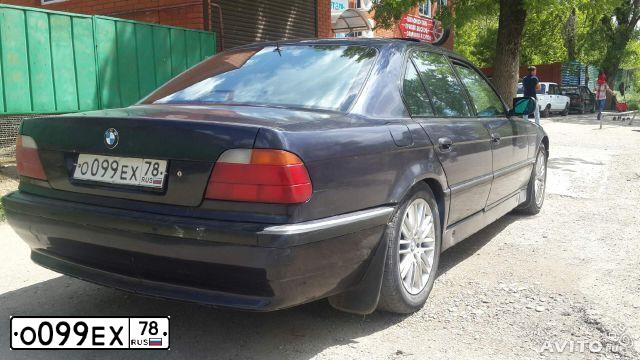 Фото автомобиля BMW SERIE 7, 1996 — госномер Х810ТВ161. Цвет: ЧЕРНЫЙ