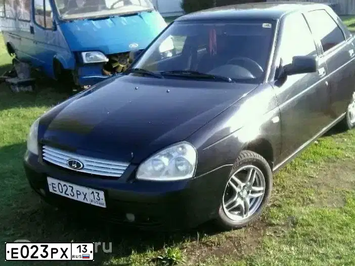 Фото автомобиля LADA 2170 PRIORA, 2008 — госномер К958МА164. Цвет: Темно-зеленый