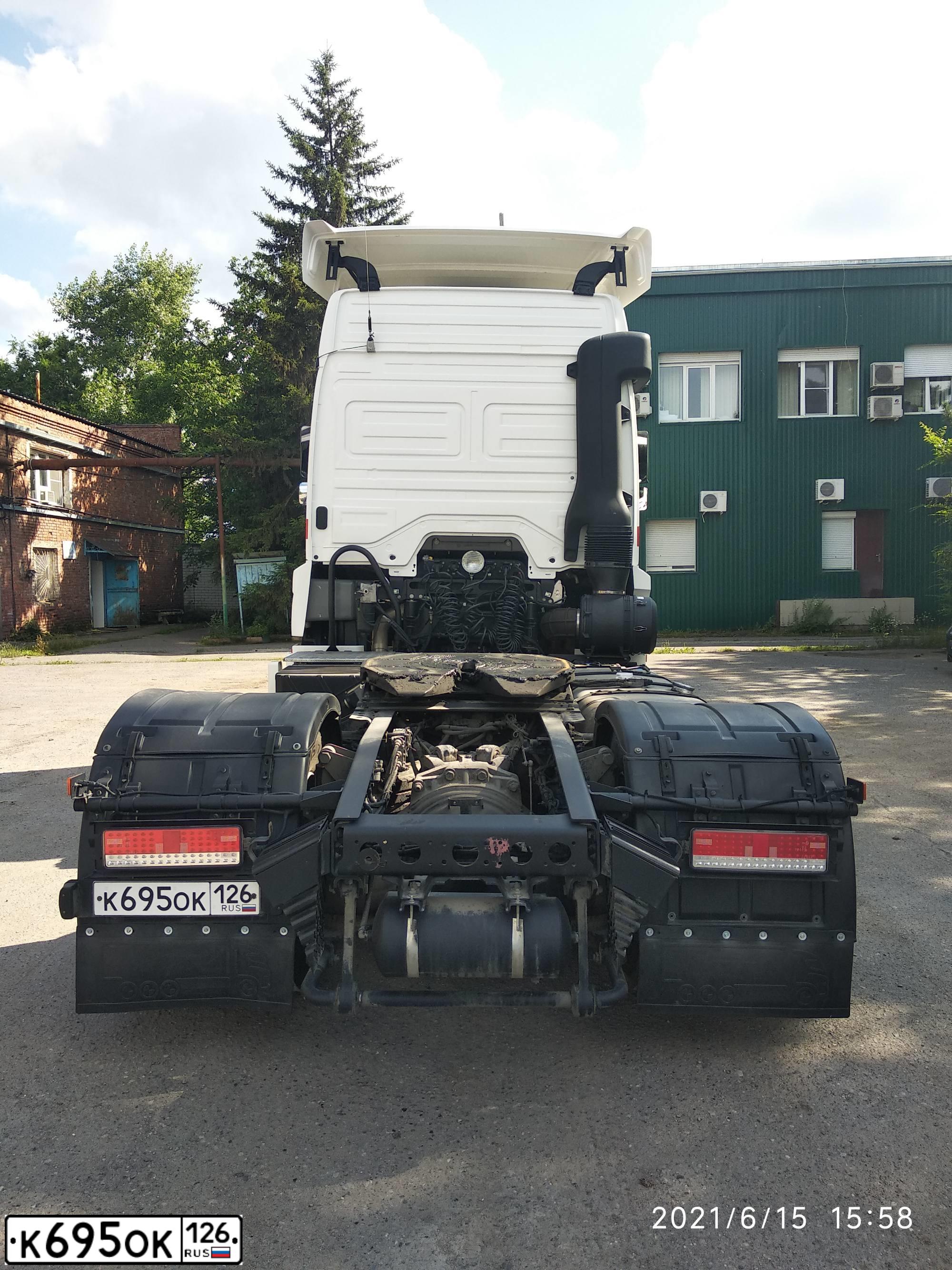 Фото автомобиля KAMAZ 5490 S5, 2020 — госномер С449РМ57. Цвет: Белый