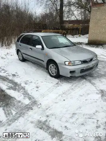 Фото автомобиля NISSAN ALMERA, 1998 — госномер Т117ХВ93. Цвет: СЕРЕБРИСТЫЙ