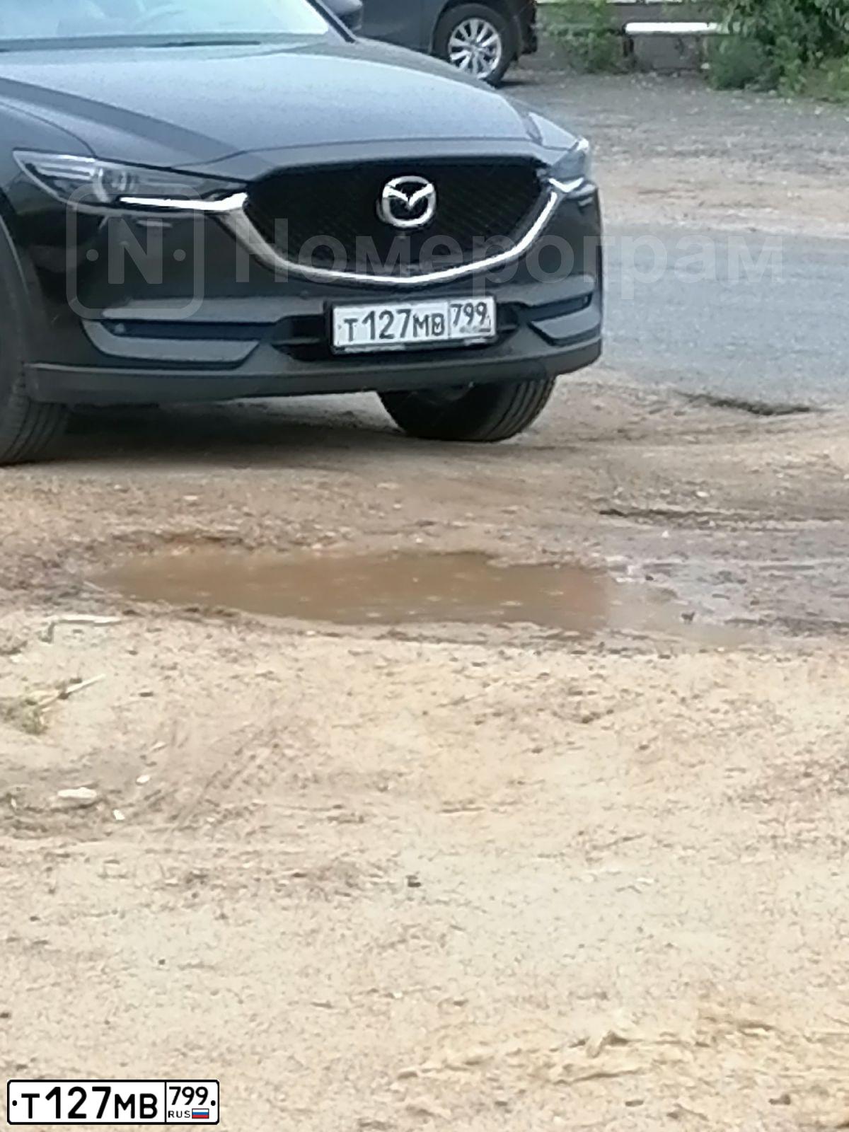 Фото автомобиля MAZDA CX-5, 2018 — госномер Т127МВ799. Цвет: ЧЕРНЫЙ